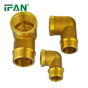 brass fitting female male elbow